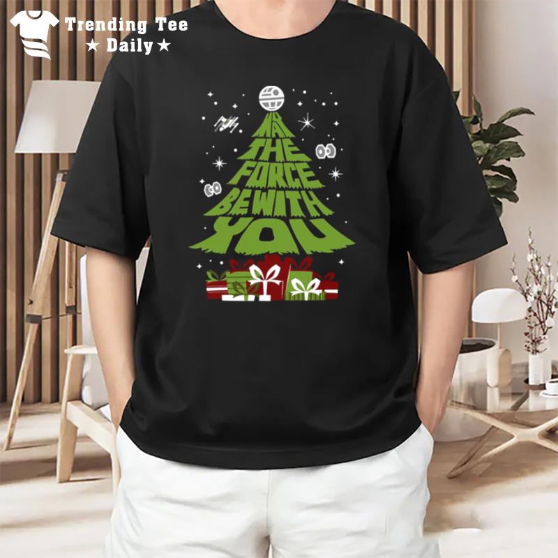 Star Wars Force Be With You Christmas Tree T-Shirt