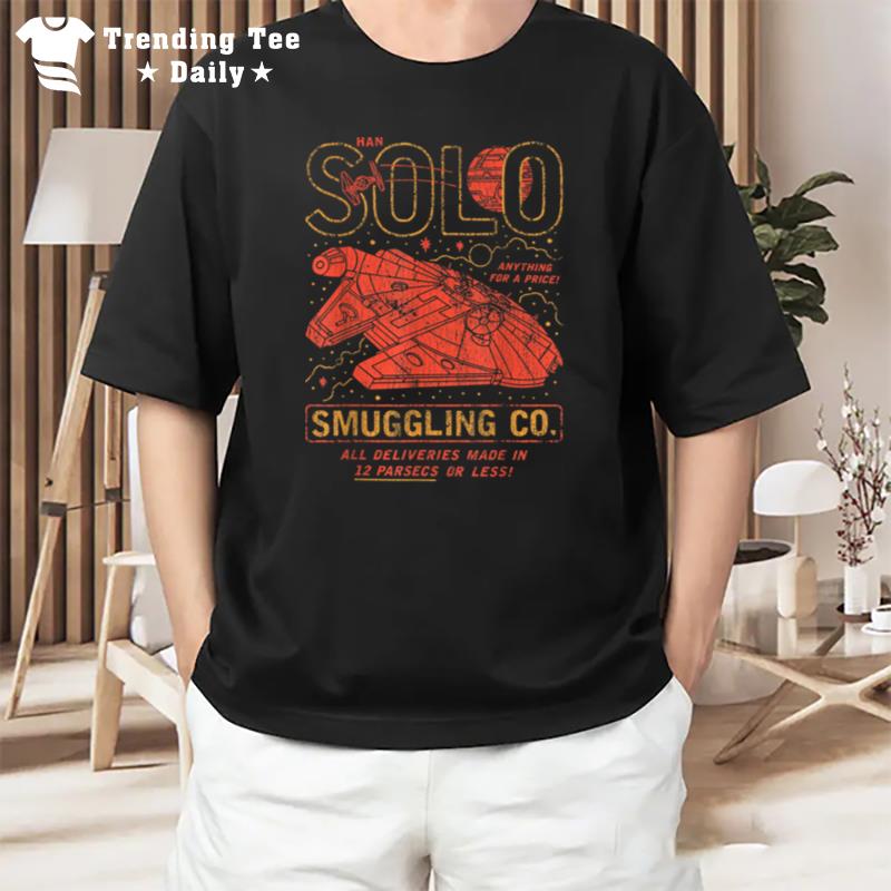 Star Wars Han Solo Smuggling Co. Poster T-Shirt