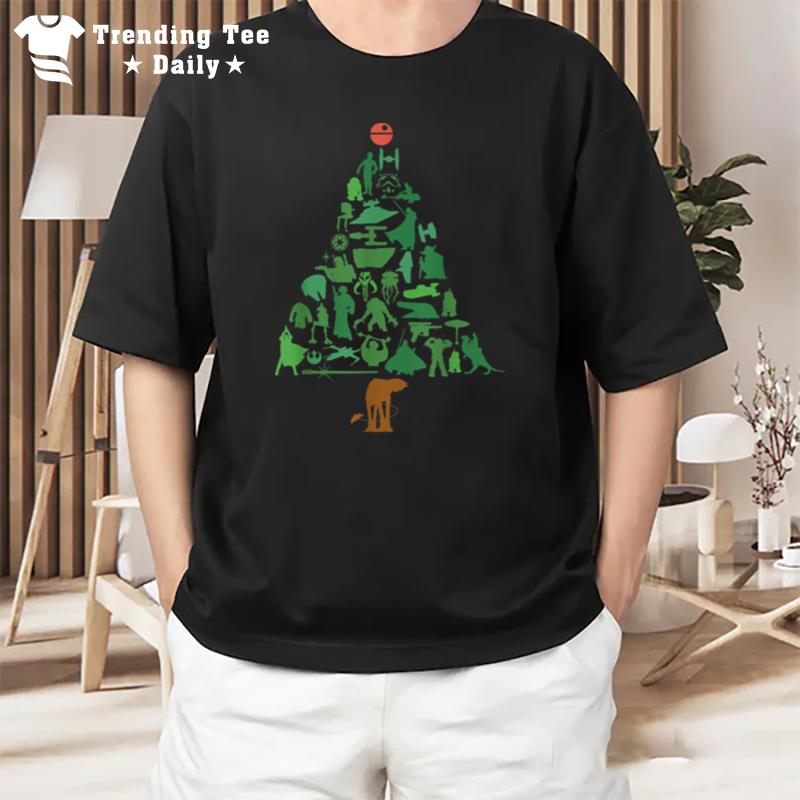 Star Wars Holiday Christmas Tree T-Shirt