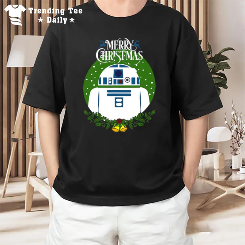 Star Wars Merry Christmas Wreath Bells T-Shirt