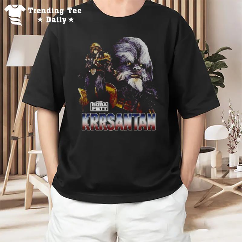 Star Wars The Book Of Boba Fett Krrsantan Photo Real Poster T-Shirt