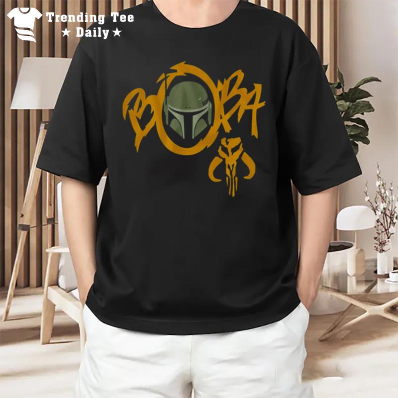 Star Wars The Book Of Boba Fett Street Art T-Shirt