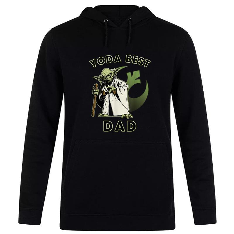 Star Wars Yoda Best Dad Rebel Logo Hoodie