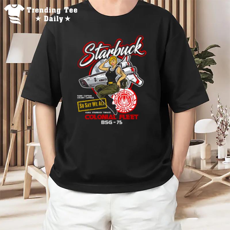 Starbuck Colonial Fleet Pilots T-Shirt