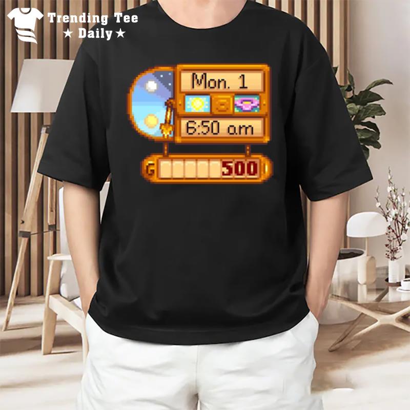 Stardew Valley Clock Harvest Moon T-Shirt