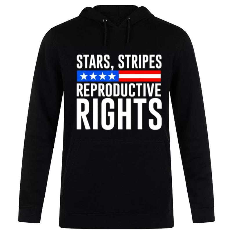 Stars Stripes Reproductive Rights Flag Hoodie