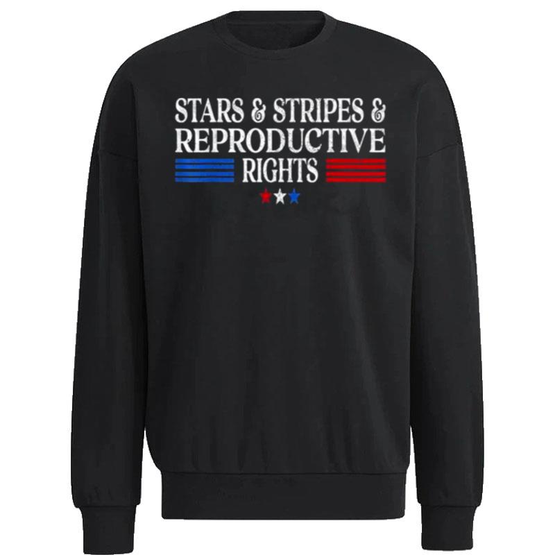 Stars Stripes Reproductive Rights Patriotic 4Th Of July Hoodie