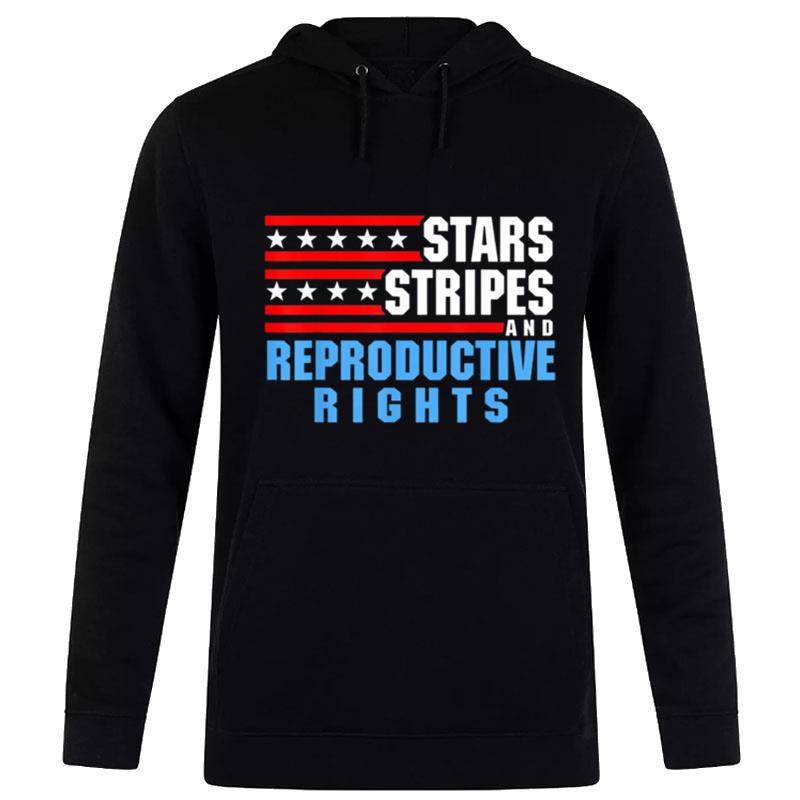 Stars Stripes Reproductive Rights Patriotic Usa Flag Hoodie