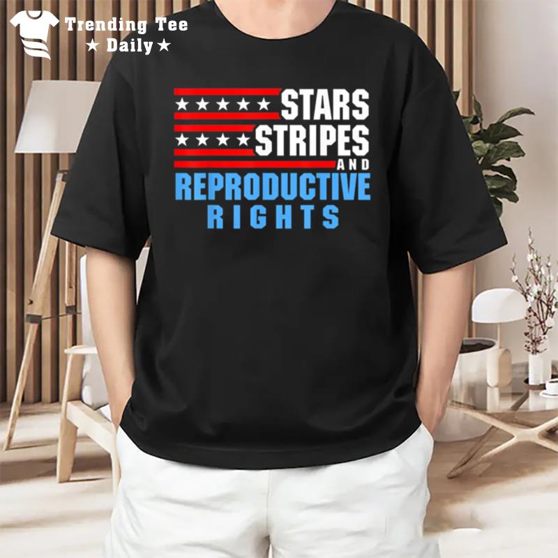 Stars Stripes Reproductive Rights Patriotic Usa Flag T-Shirt