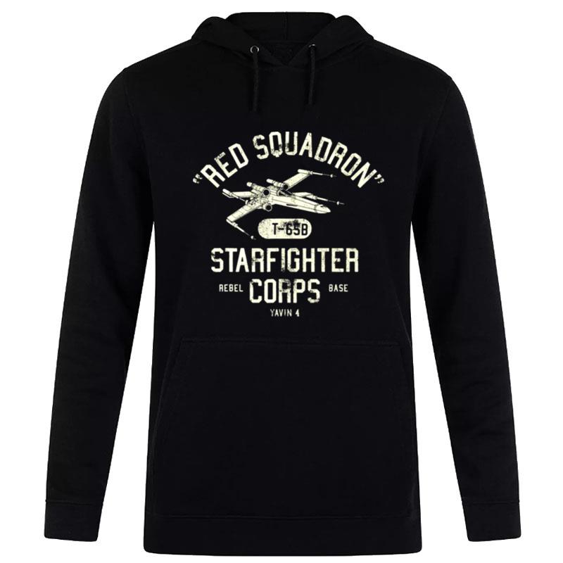 Stars Wing Red Squadron Starfighter Hoodie