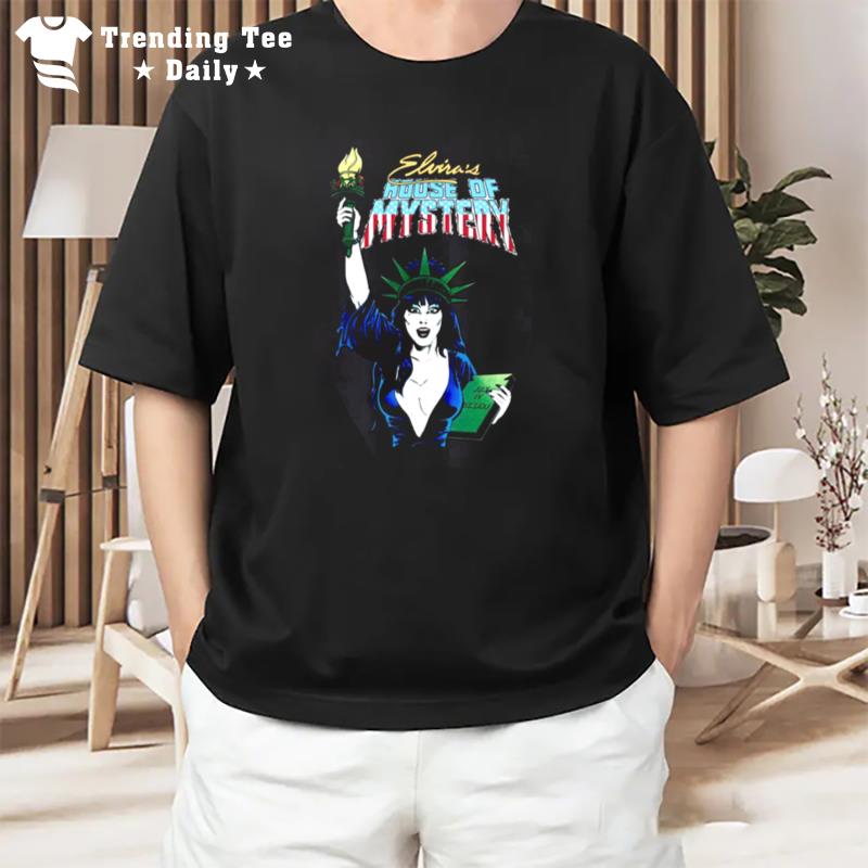 Statue Of Liberty Elvira'S House Of Mystery T-Shirt