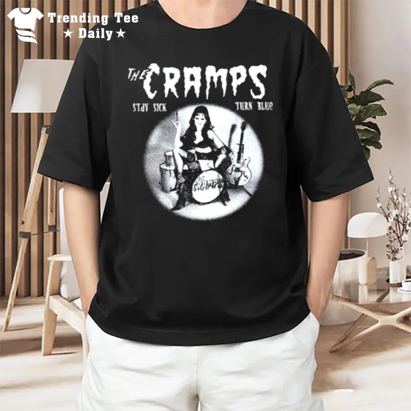 Stay Sick Turn Blue The Cramps Band T-Shirt