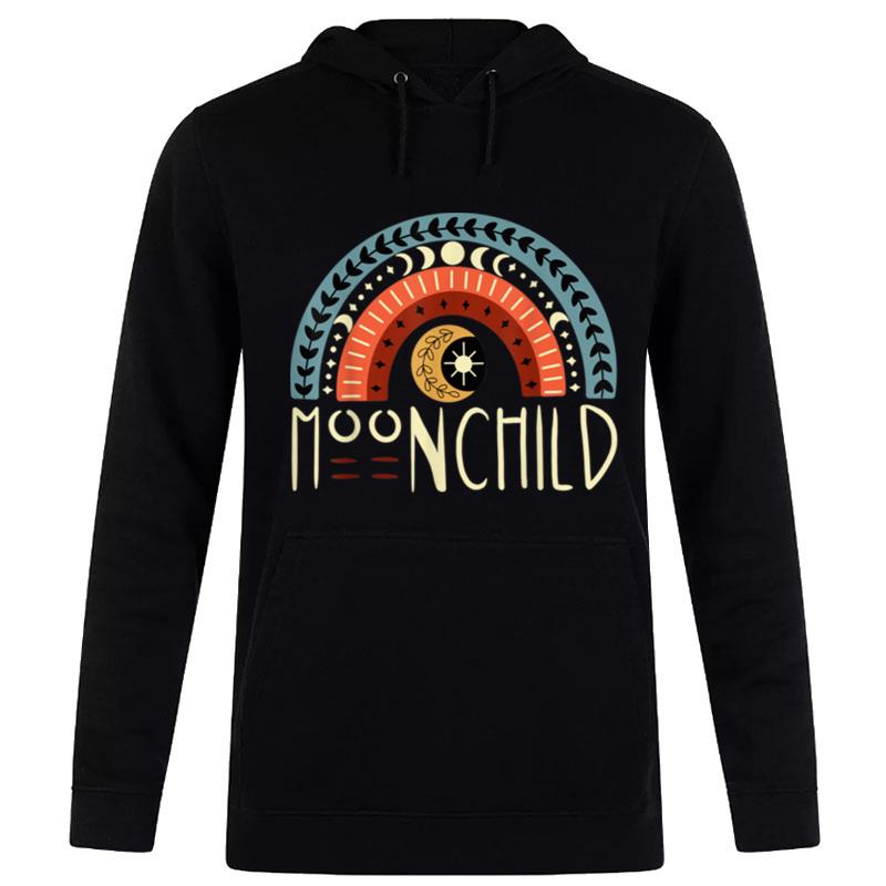 Stay Wild Moon Child Boho Peace Hippie Funny Moon Child Hoodie