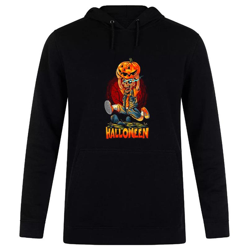 Steeling Pumpkin Scary Pumpkin Head Hoodie