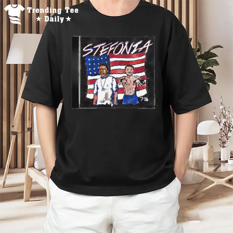 Stefonia 716 American Flag T-Shirt