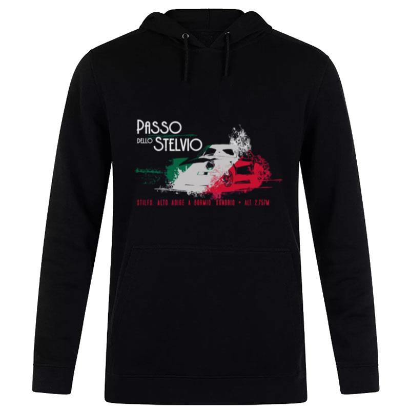 Stelvio Pass Italy Classic Car Hoodie