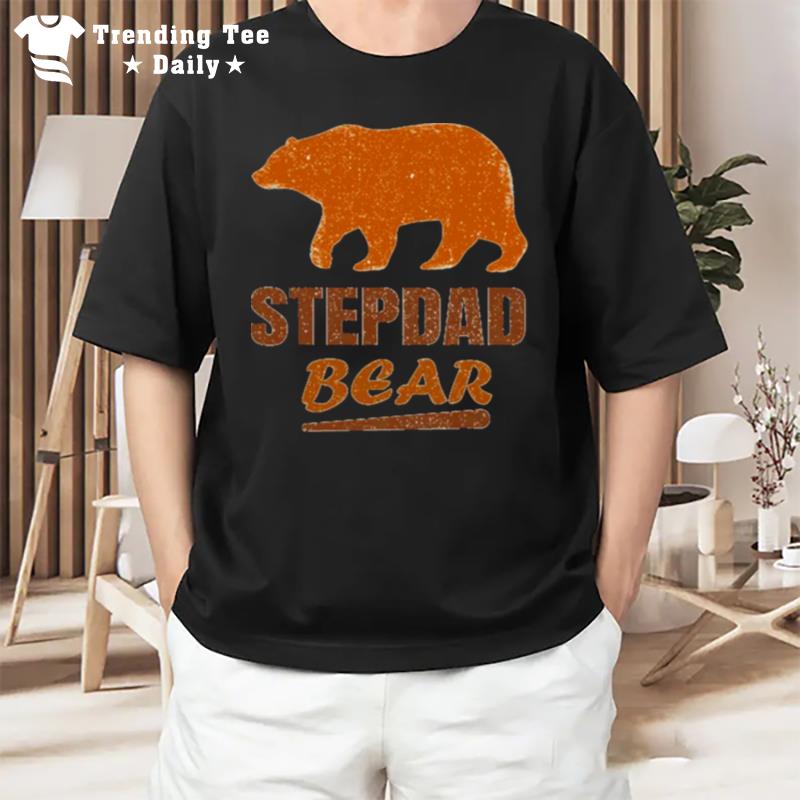 Stepdad Bear Step Dad T-Shirt