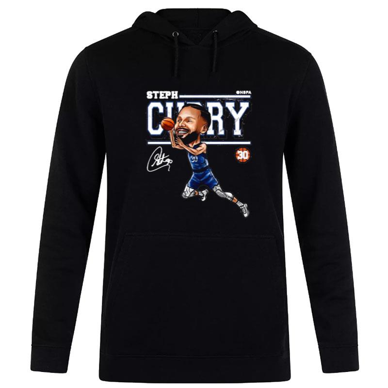 Steph Curry Golden State Warriors 500 Level Nba Cartoon Signature Hoodie