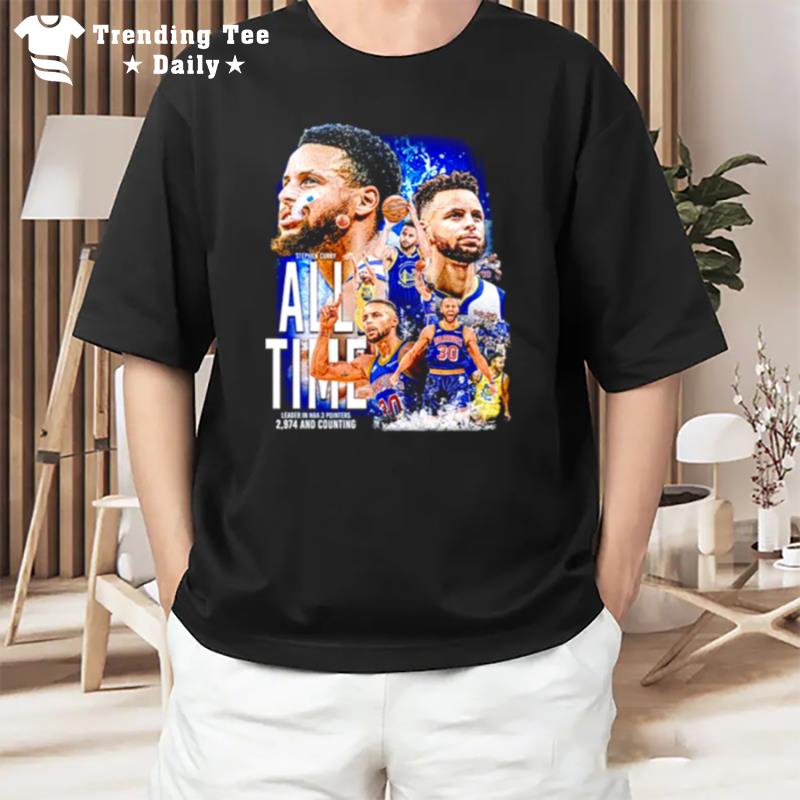 Steph Curry Nba All Time 3Pt Leader T-Shirt