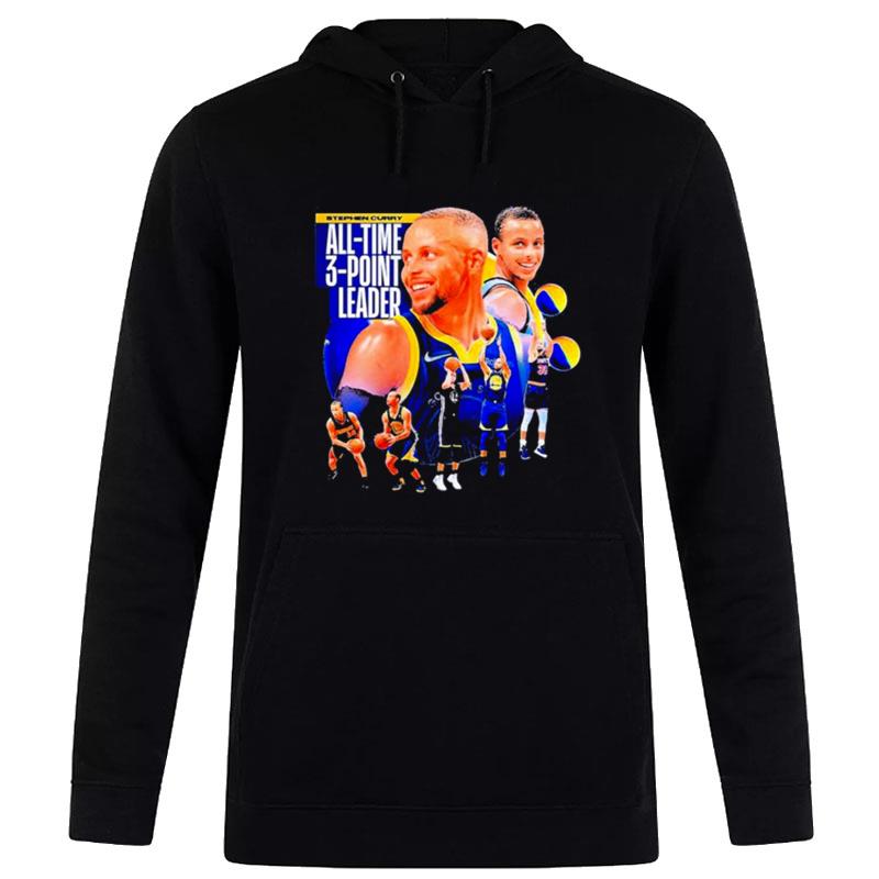 Stephen Curry All Time 3 Point Leader Golden State Warriors Hoodie