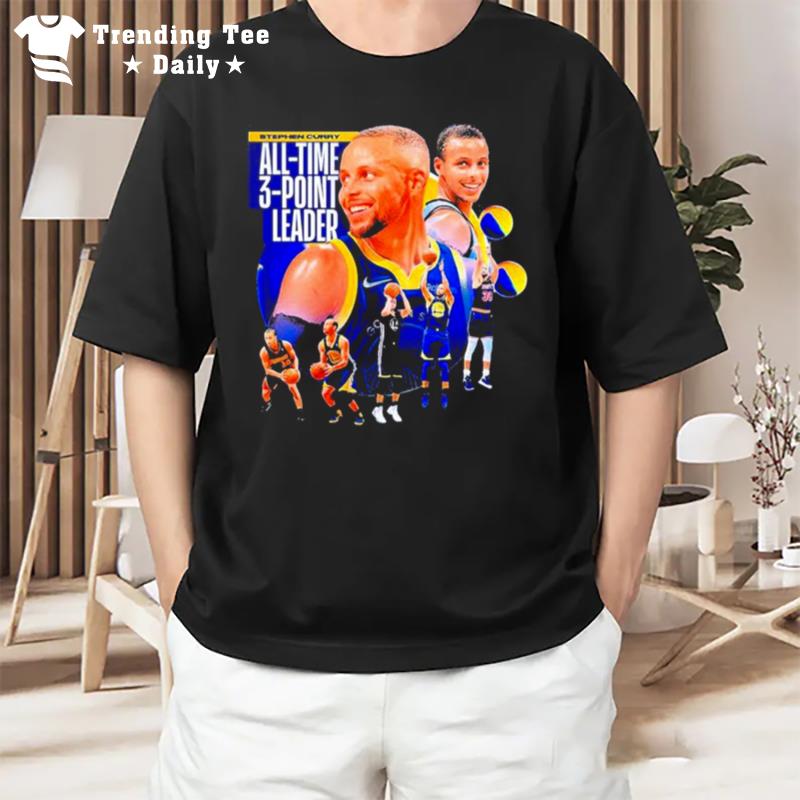 Stephen Curry All Time 3 Point Leader Golden State Warriors T-Shirt