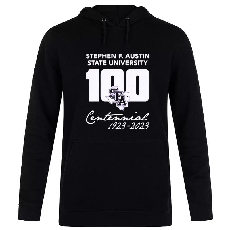 Stephen F. Austin Lumberjacks Centennial Stacked 1923 2023 Hoodie