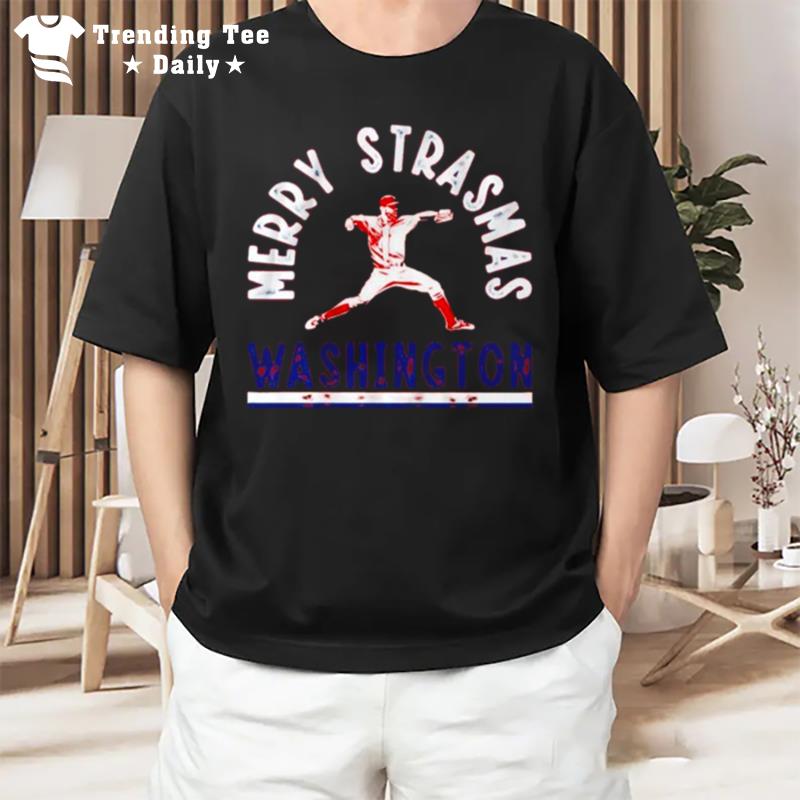 Stephen Strasburg Washington Player Merry Strasmas T-Shirt