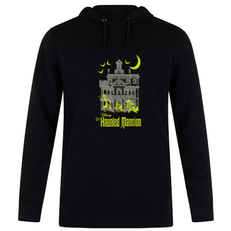 The Haunted Mansion Hitchhiking Ghosts Silhouettes Shot Hoodie