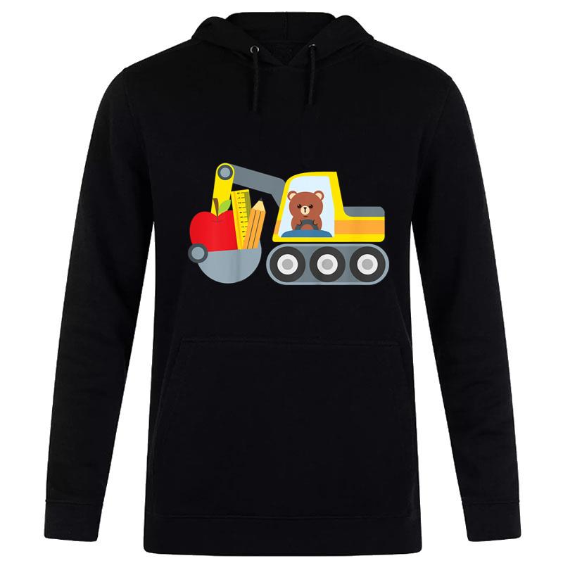 Truck First Day Of School Toddler Boys 1St Day Of Preschool Hoodie