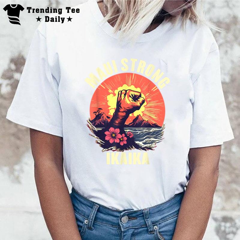 Vintage Ikaika Strong Maui Hawaii Island I Love Hawaii T-Shirt