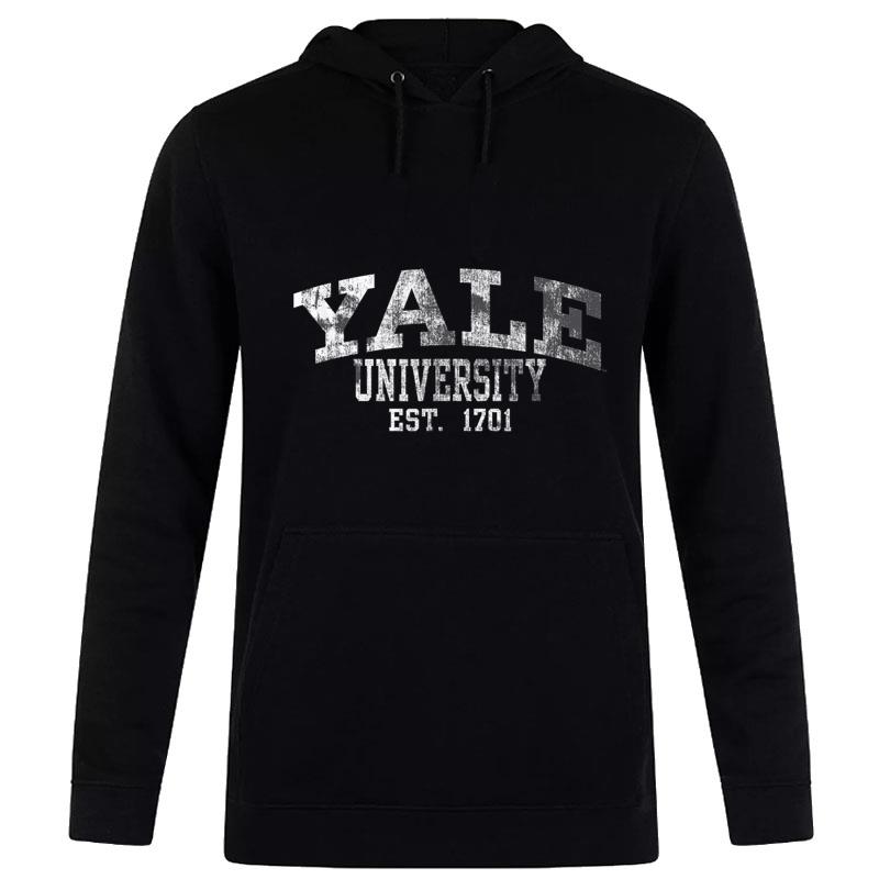 Yale Bulldogs Vintage Est 1701 Navy Officially Licensed Hoodie