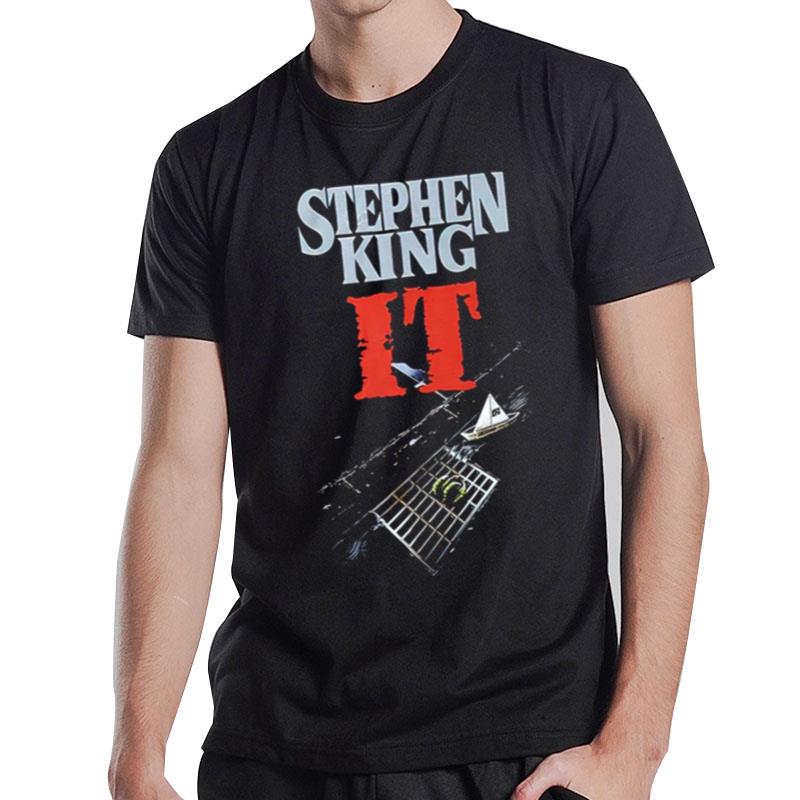 Steven King It Book Cover Scary Movie T-Shirt T-Shirt