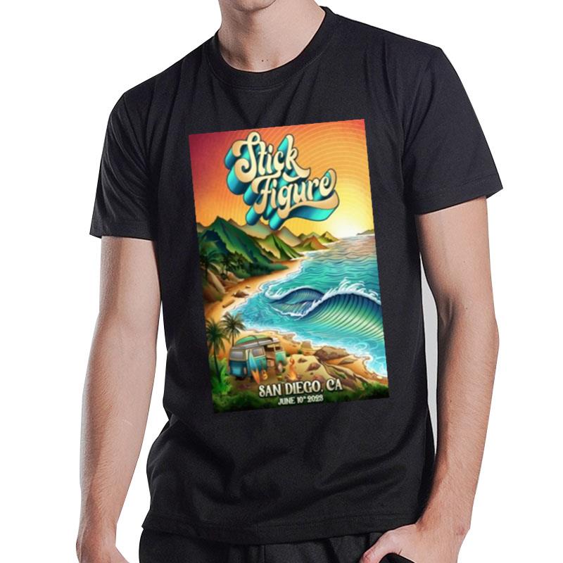 Stick Figure San Diego Ca June 10Th 2023 T-Shirt T-Shirt