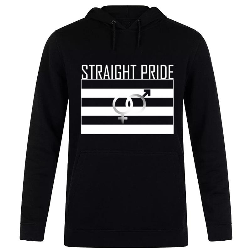 Straight Pride Black At Garmen T-Shirt Hoodie