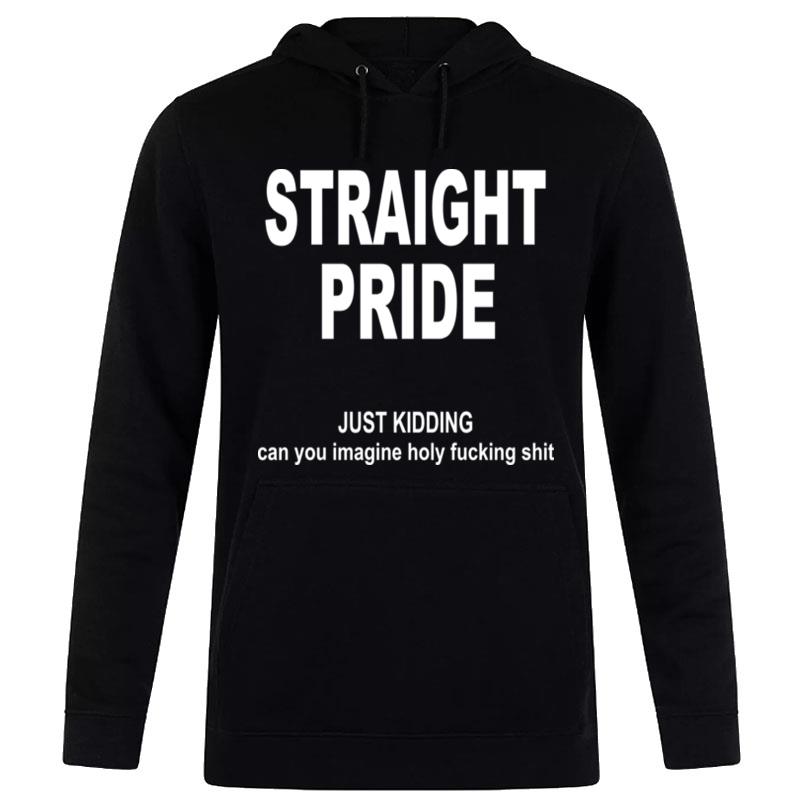 Straight Pride Just Kidding Can You Imagine Holy Fucking Shit T-Shirt Hoodie