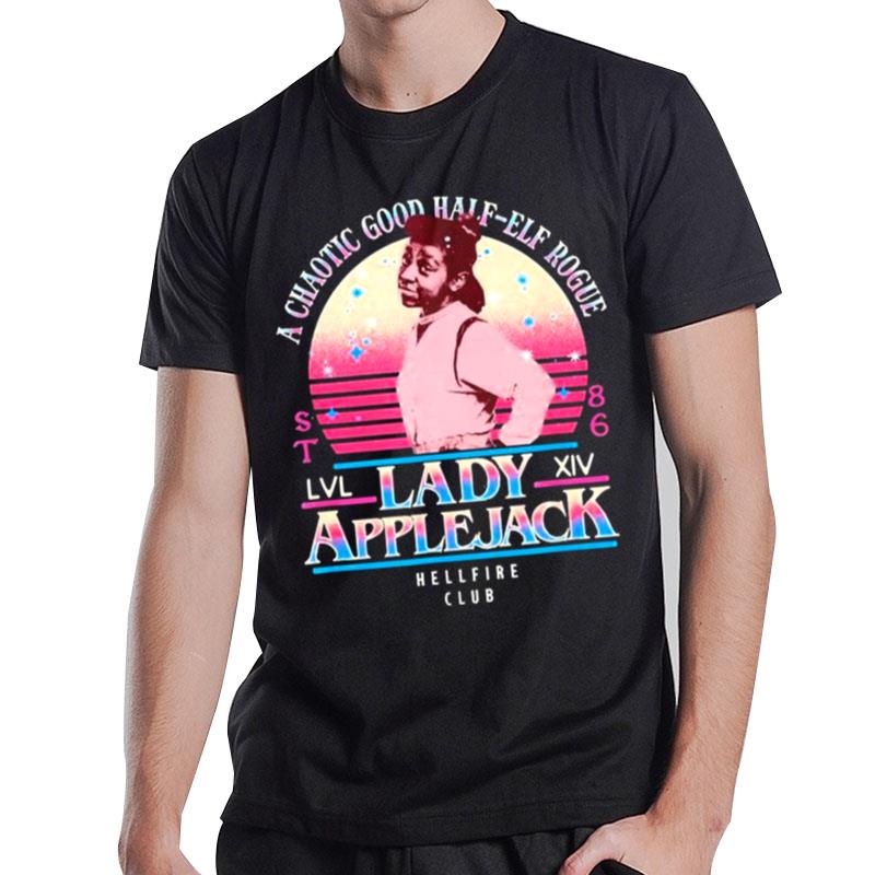 Stranger Things 4 Erica Lady Applejack Hellfire Club Poster T-Shirt T-Shirt