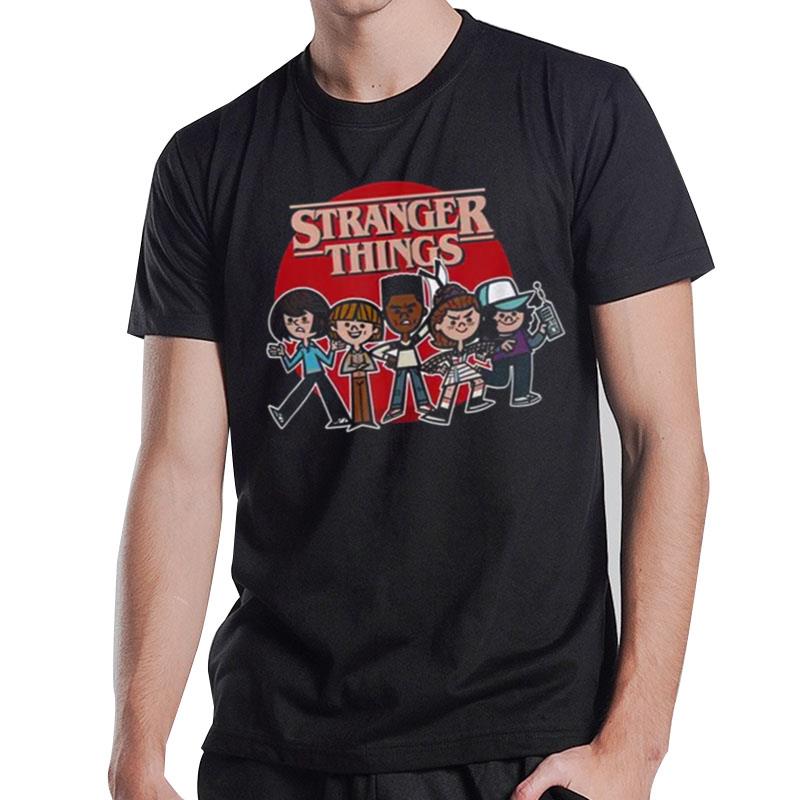 Stranger Things 4 Group Shot Comic Line Up S T-Shirt T-Shirt