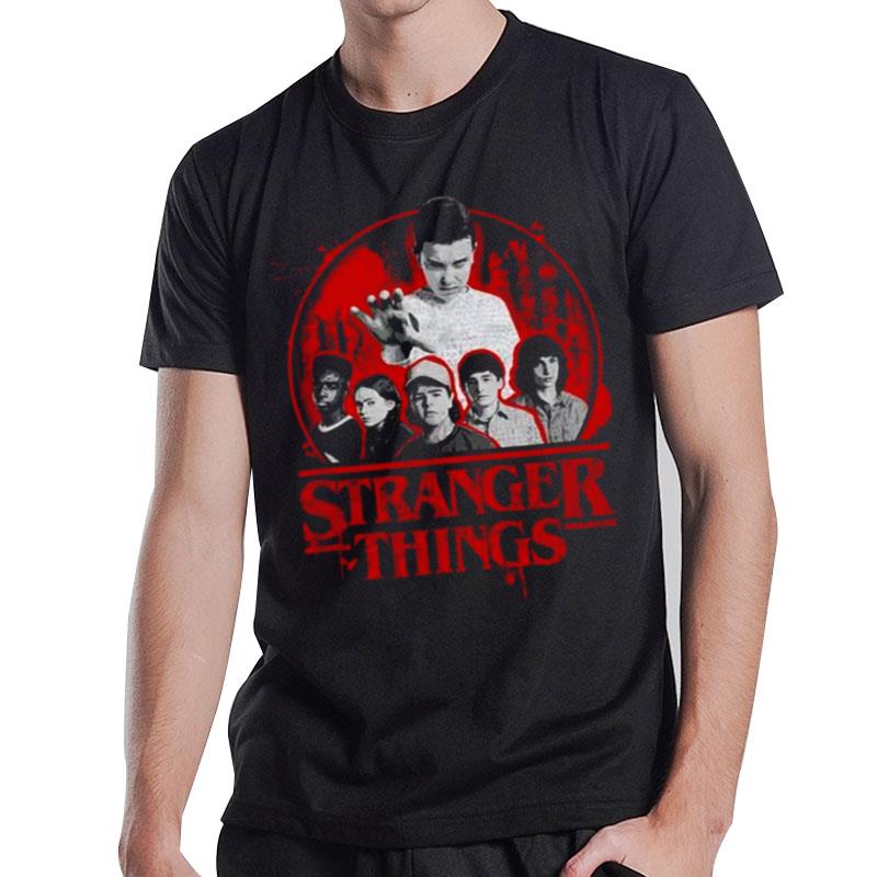 Stranger Things 4 Group Shot Growing Up S T-Shirt T-Shirt