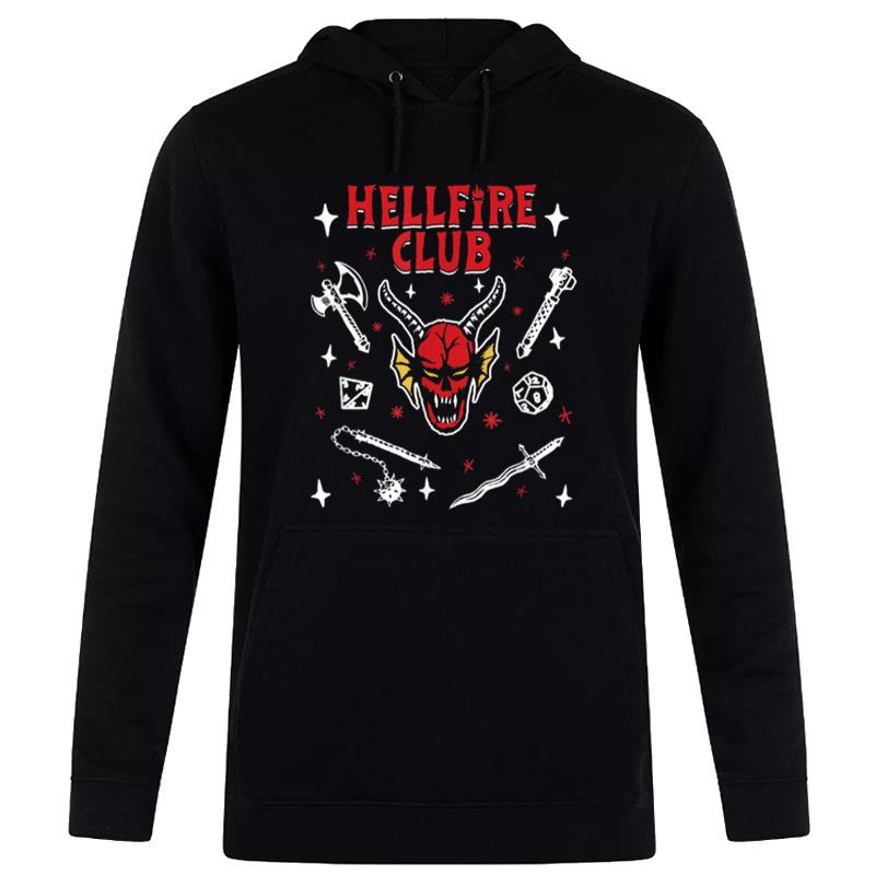 Stranger Things 4 Hellfire Club Icon Collage T-Shirt Hoodie