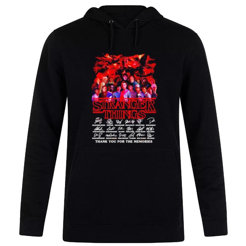 Stranger Things Signature Thank You For The Memories T-Shirt Hoodie