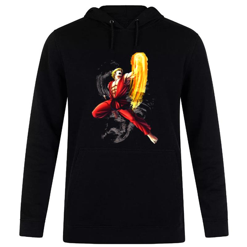 Street Fighter Ken Masters Fight Skill T-Shirt Hoodie