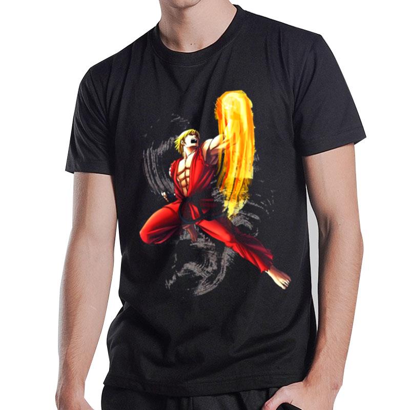 Street Fighter Ken Masters Fight Skill T-Shirt T-Shirt