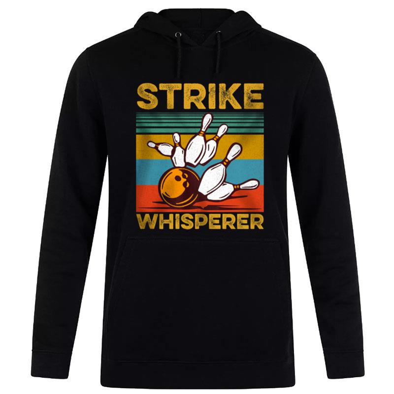 Strike Whisperer Bowling Vintage Retro T-Shirt Hoodie