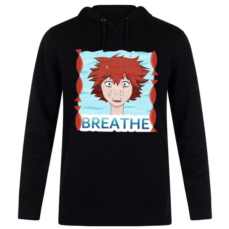 Striking Underwater Breathe Tsuritama T-Shirt Hoodie