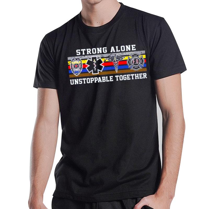 Strong Alone Unstoppable Together Vintage T-Shirt T-Shirt