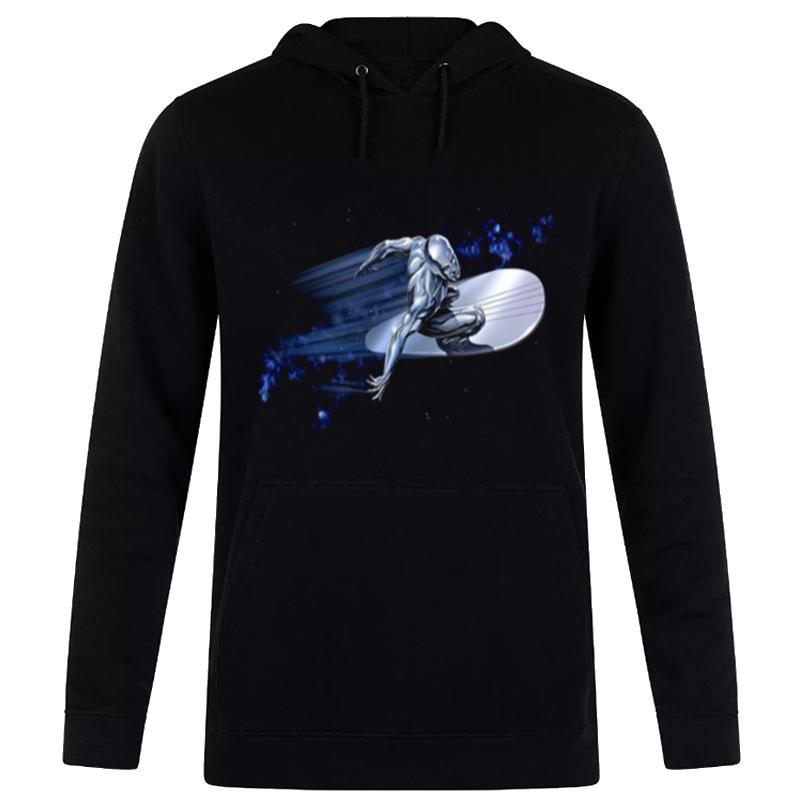 Strong Character Silver Surfer Marvel Comic T-Shirt Hoodie
