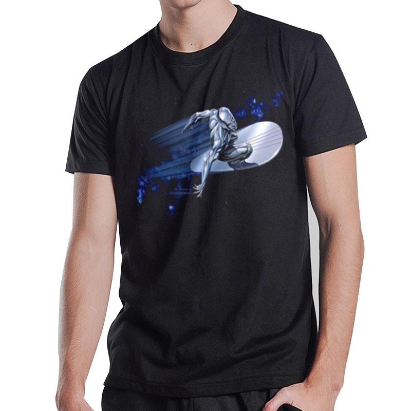 Strong Character Silver Surfer Marvel Comic T-Shirt T-Shirt