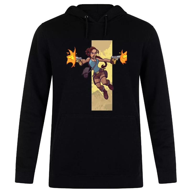 Strong Girl Tomb Raider Lara T-Shirt Hoodie