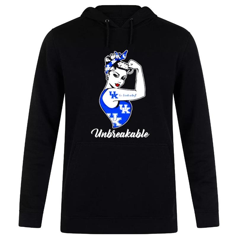 Strong Girls Unbreakable Go Kentucky Wildcats T-Shirt Hoodie