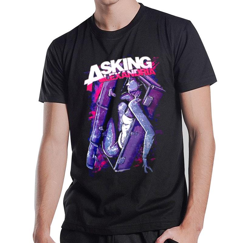 Stucking In Suitcase Asking Alexandria T-Shirt T-Shirt